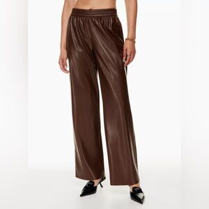 *BLACK* Babaton Tribute Pant - Faux Leather